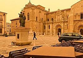 San Isidoro el pasado verano de 2022 afectado por la calima.