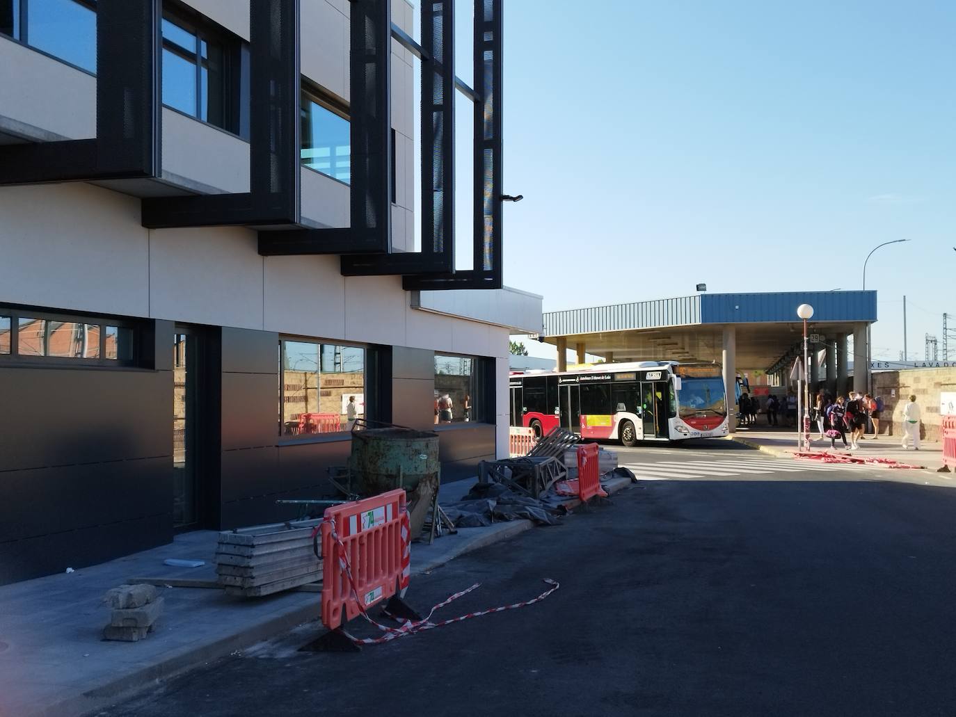 Obras en la estación de autobuses de León