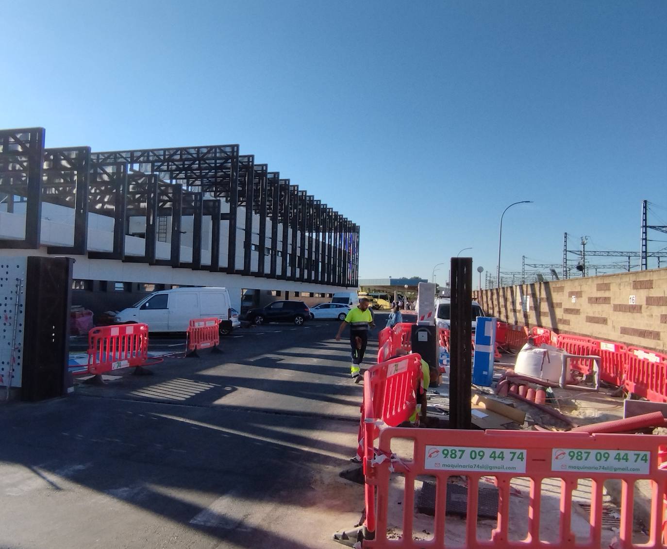 Obras en la estación de autobuses de León