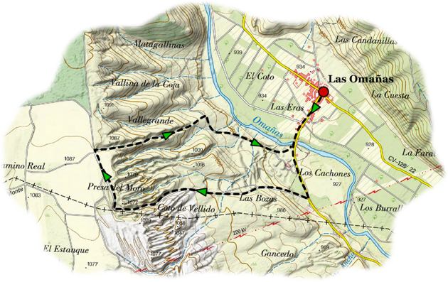 Mapa de la ruta