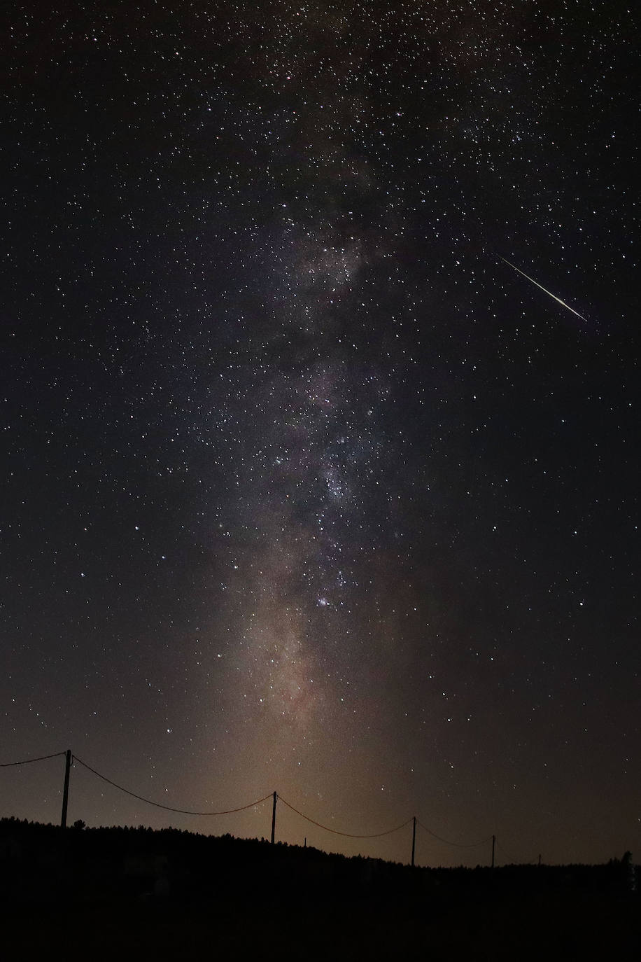 Las lágrimas de San Lorenzo caen sobre Camposagrado