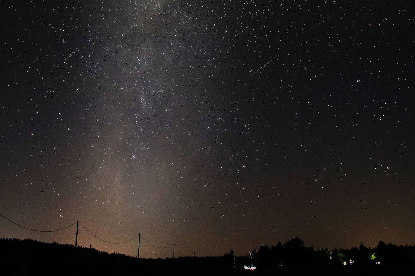 Las lágrimas de San Lorenzo caen sobre Camposagrado