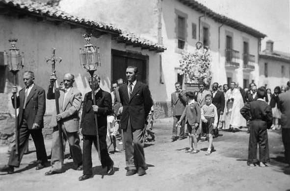 Procesión de Nuestra Señora en Camposolillo en 1950.