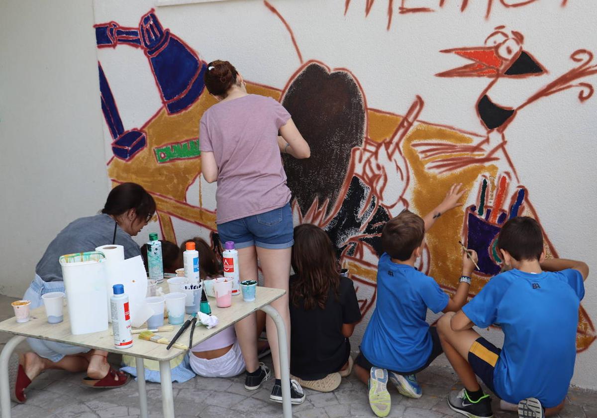 Mural en recuerdo de Lolo