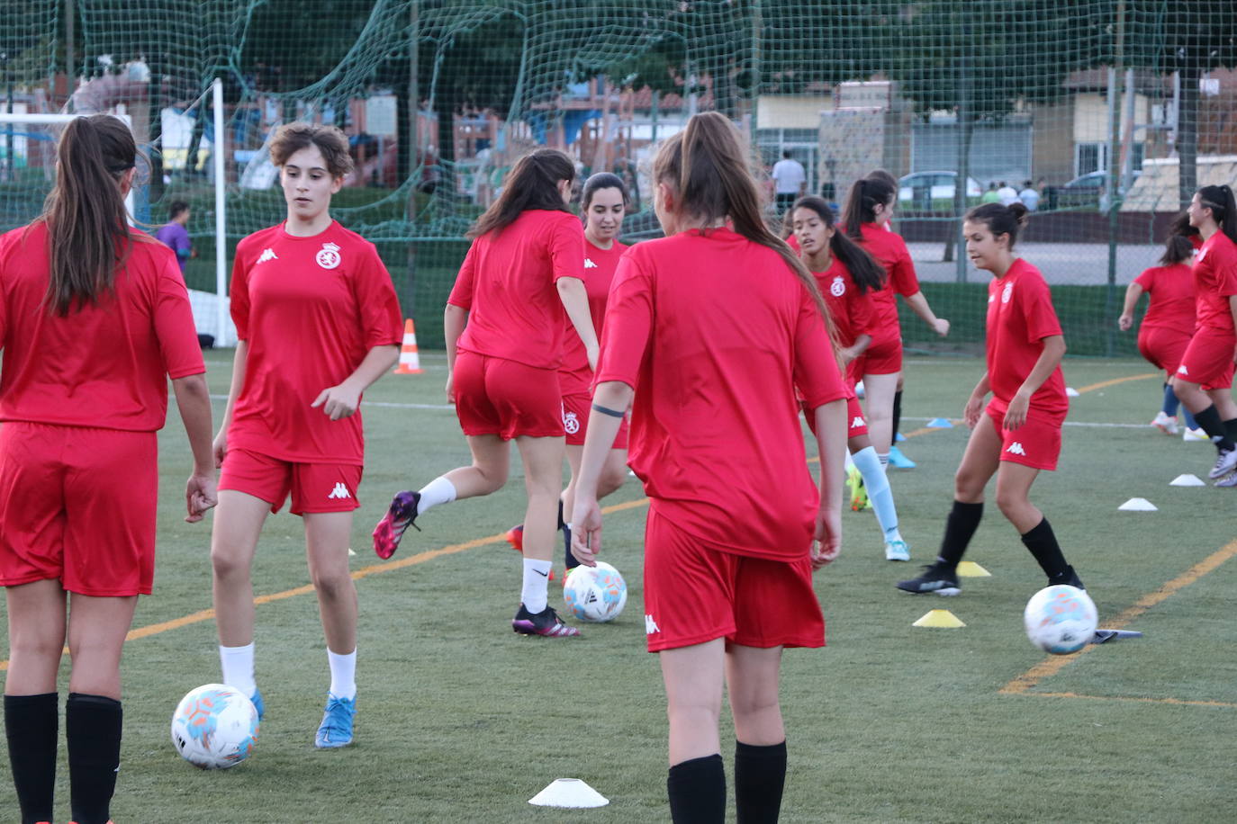 El primer entrenamiento de la Cultural femenina de la temporada pasada.