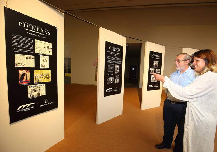 Imagen principal - La mujer en la minería protagoniza la exposición &#039;Pioneras&#039; en la Térmica Cultural