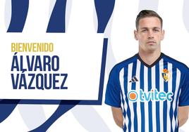 Álvaro Vázquez, nuevo jugador de la Ponferradina.