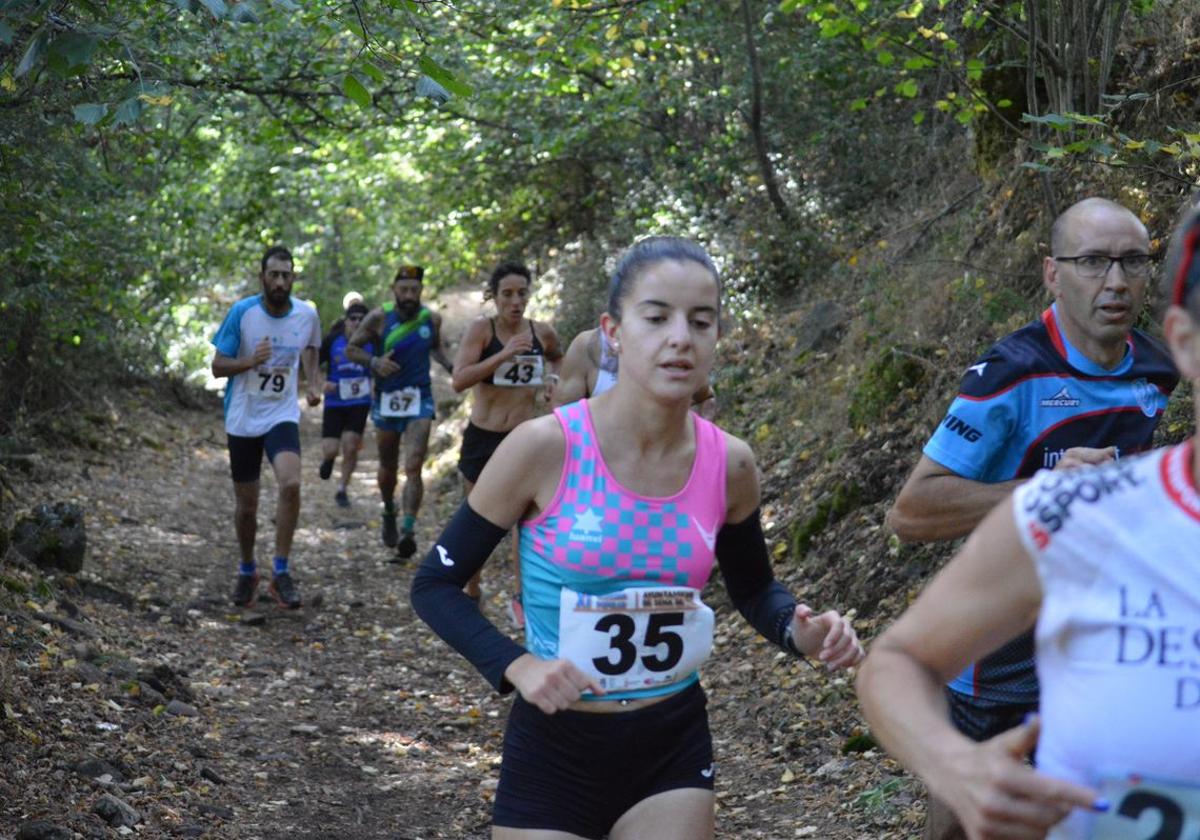 Corredores de la cross popular de Sena de Luna