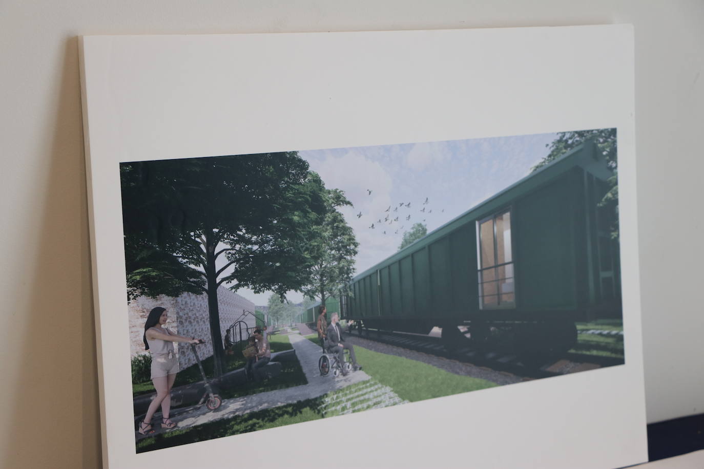 Villagatón convierte siete vagones de tren en alojamientos turísticos