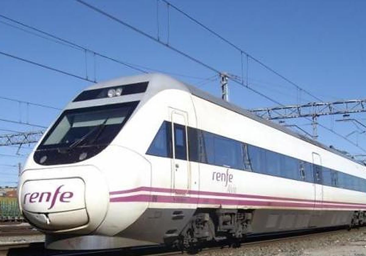 Imagen de archivo tren de Renfe.