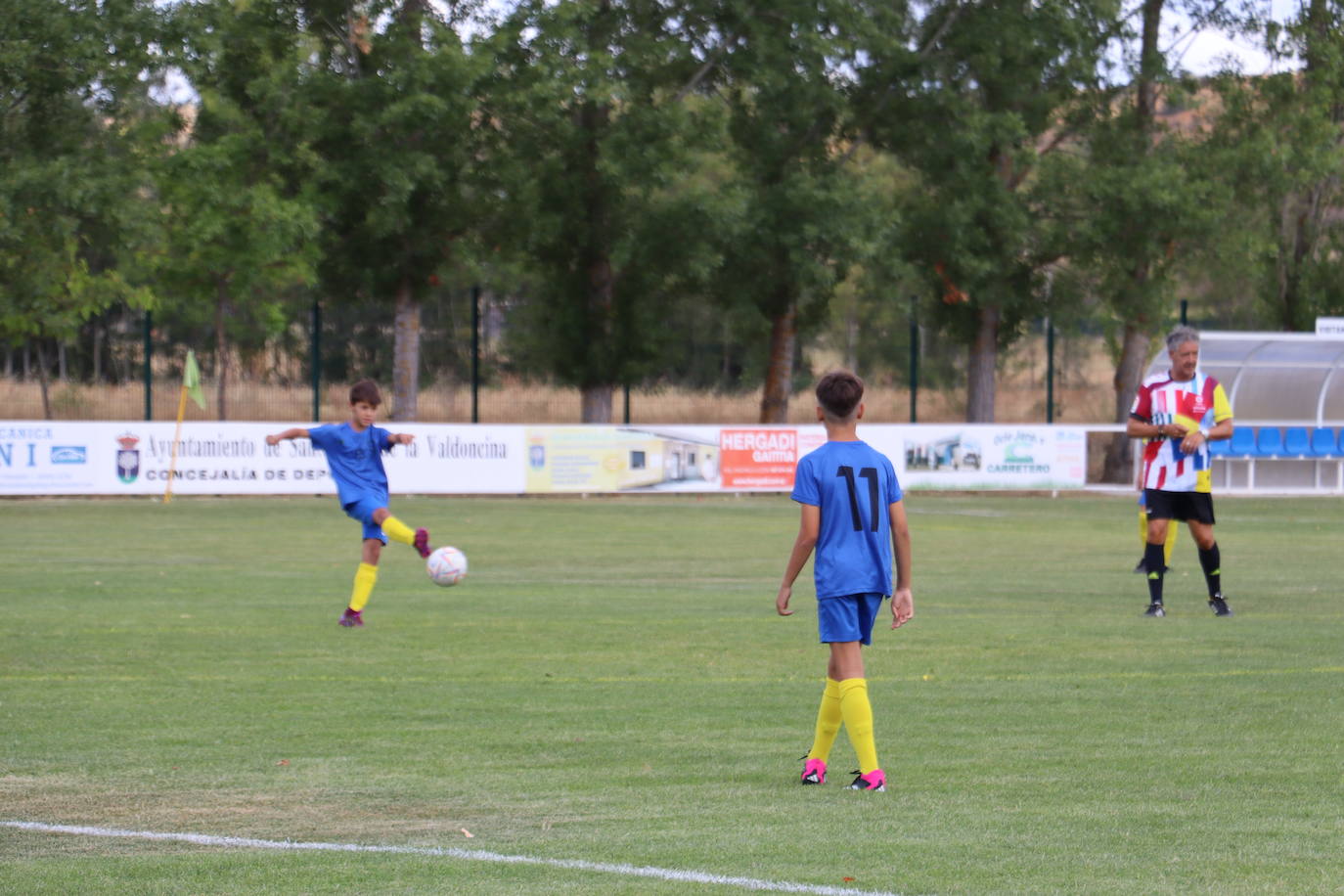 Partido solidario en Santovenia de la Valdoncina