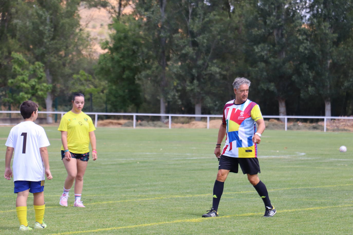 Partido solidario en Santovenia de la Valdoncina