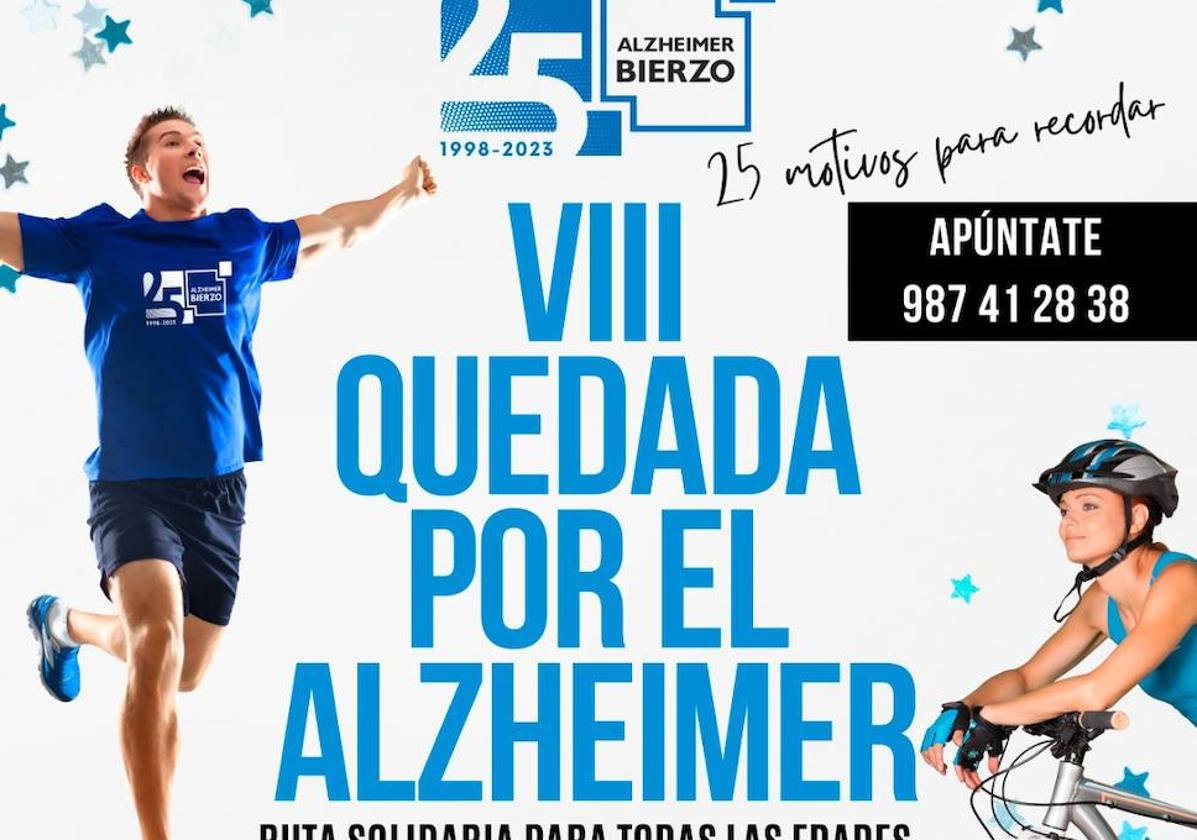 Alzheimer Bierzo celebrará la VIII 'Quedada por el Alzheimer' con una ruta solidaria