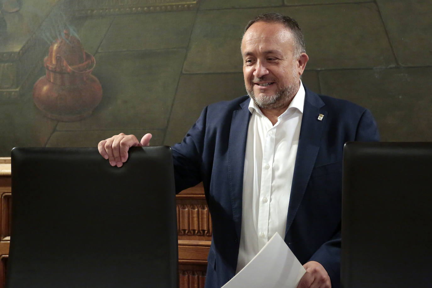 Gerardo Álvarez Courel, presidente de la Diputación de León