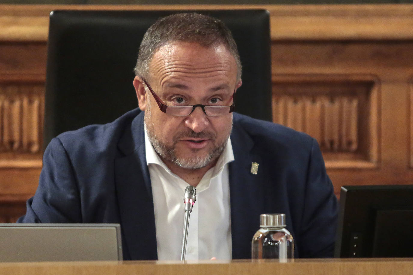 Gerardo Álvarez Courel, presidente de la Diputación de León. 