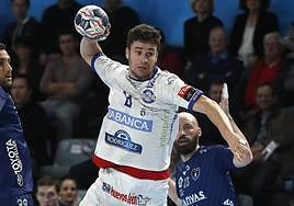 Rodri Pérez, en su anterior etapa en el Abanca Ademar.