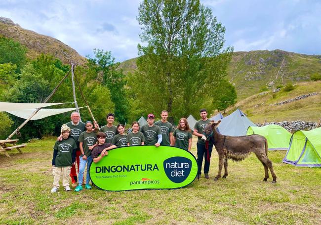 Uno de los grupos de participantes de la quinta edición de 'Aventura Trashumante'.