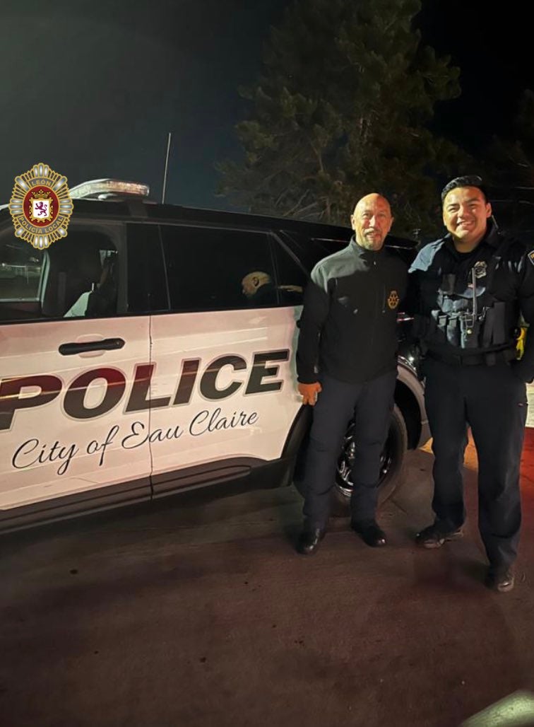 El policía leonés que patrulla el estado de Wisconsin
