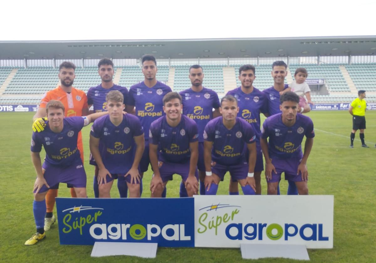 Alineación del Cristo Atlético en el partido de este sábado.