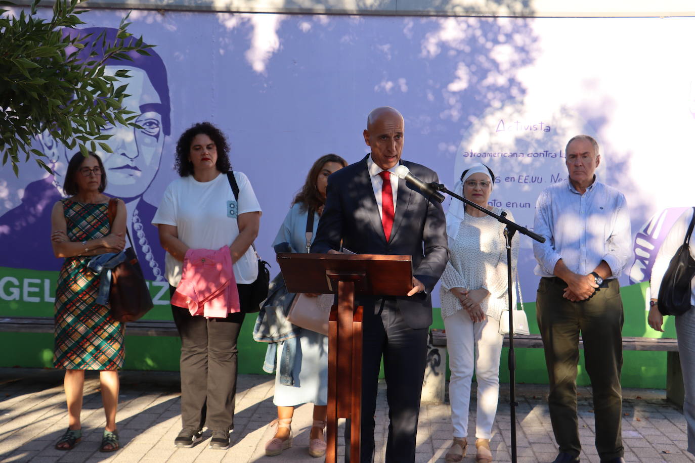 El alclde de León, Jose Antonio Diez, presente en el acto. 