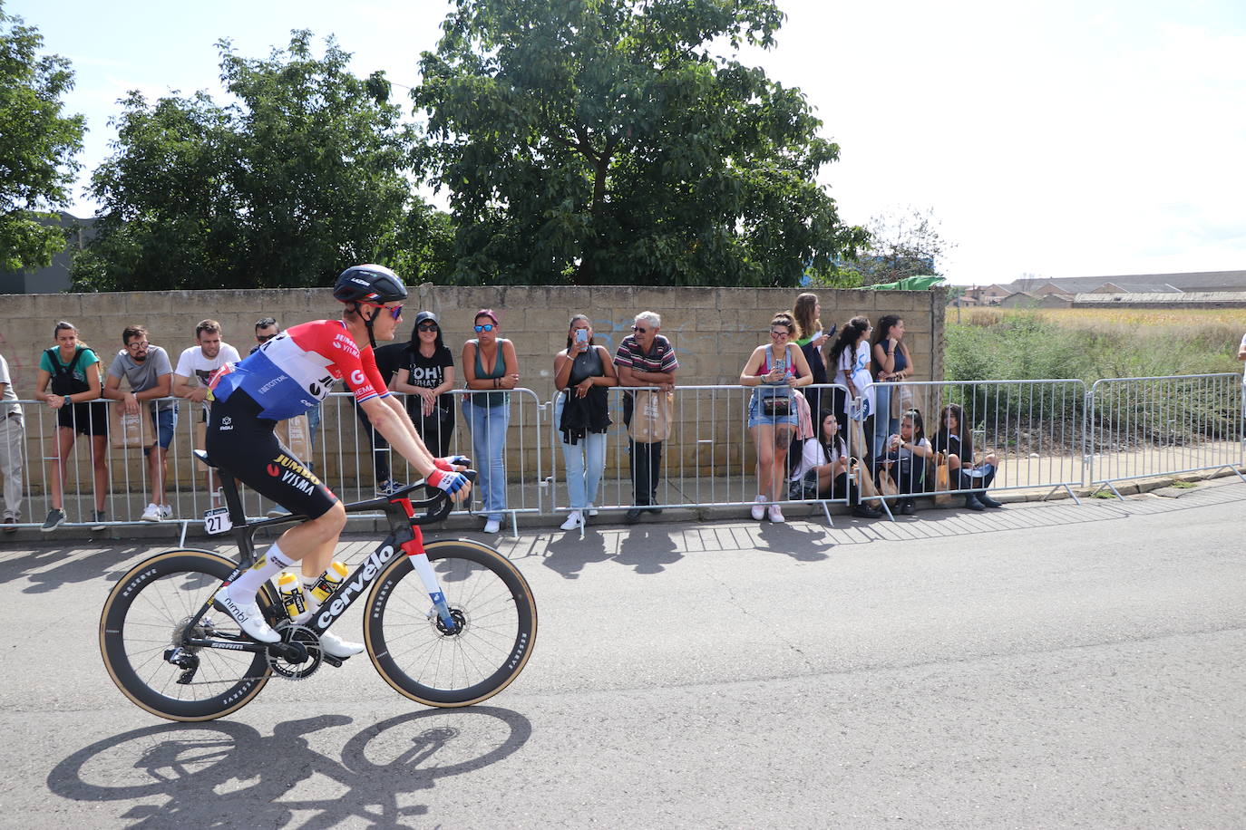 La Vuelta España en La Bañeza