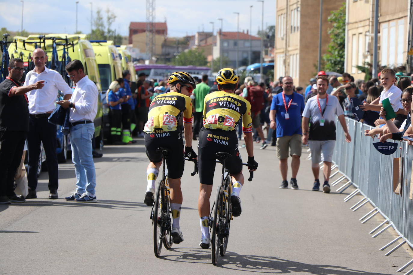 La Vuelta España en La Bañeza