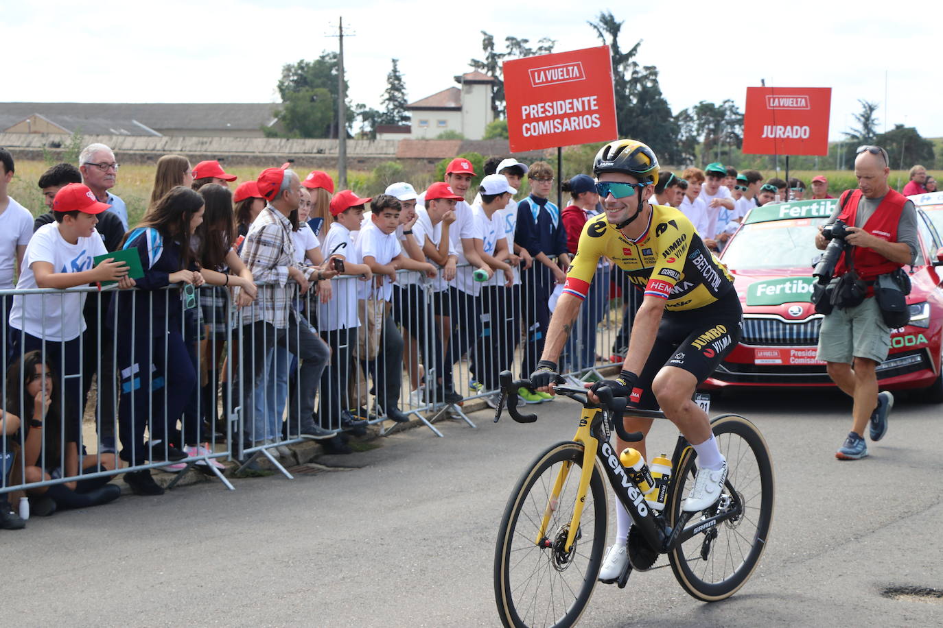 La Vuelta España en La Bañeza