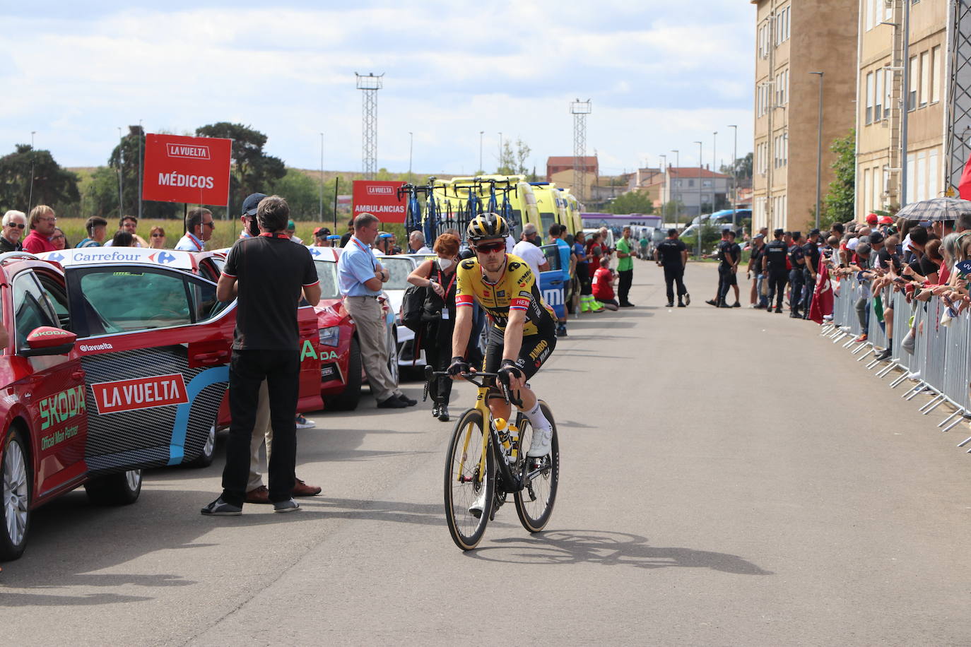 La Vuelta España en La Bañeza