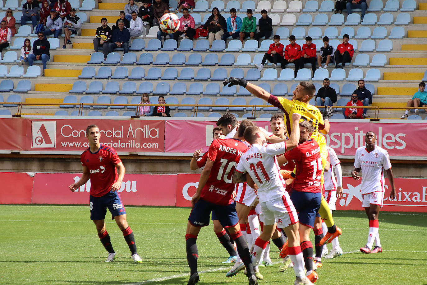 Las mejores imágenes del Cultural - Osasuna Promesas