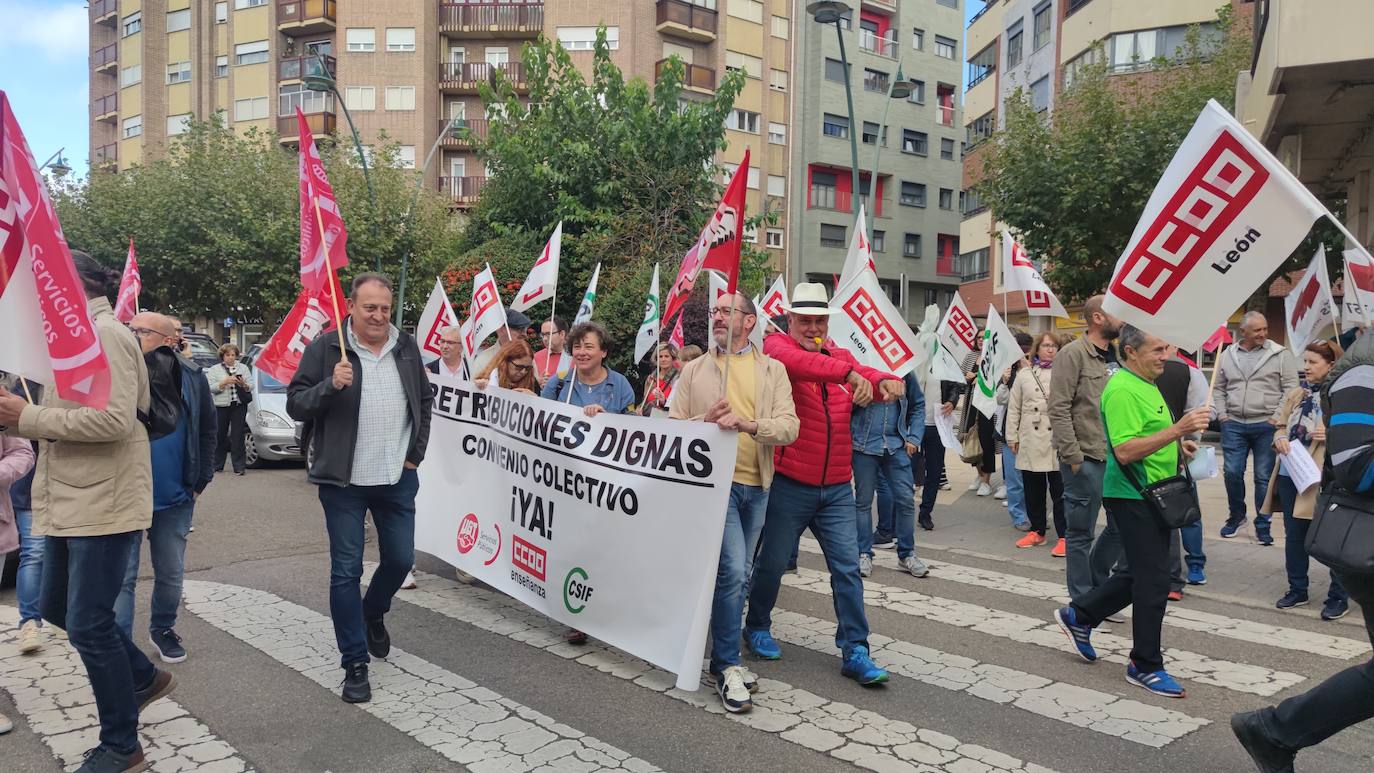 Un momento de la manifestación.