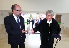 Acto solemne de apertura del curso 2023-2024 en el Campus de Ponferrada de la Universidad de León, presidido por el rector, Juan Francisco García Marín