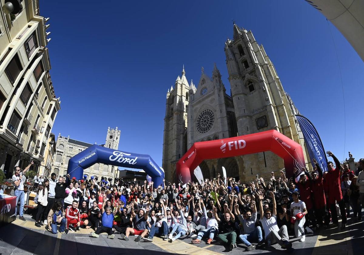 Imagen del final de la jornada en la plaza de Regla.