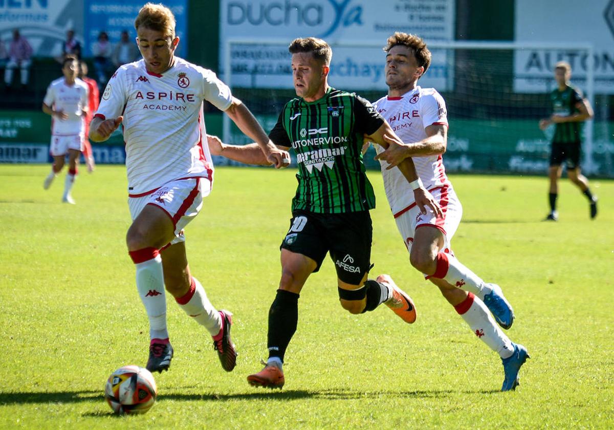 Un lance del partido de este sábado en Sestao.