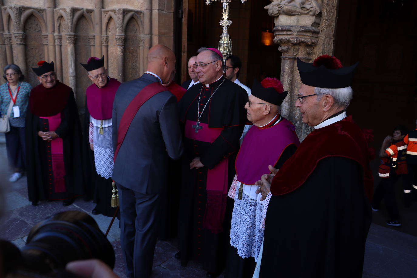 Ceremonia de las Cantaderas en la Catedral de León