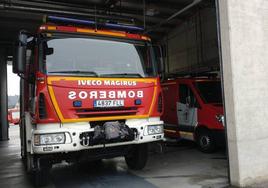 Imagen de archivo de uno de os vehículos de Bomberos de Ponferrada.