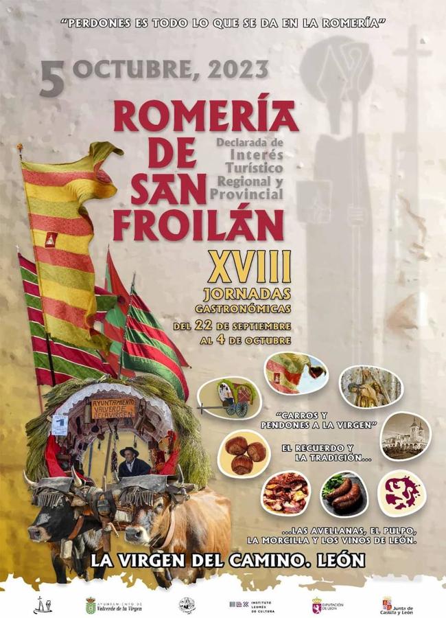 Cartel de la romería de San Froilán