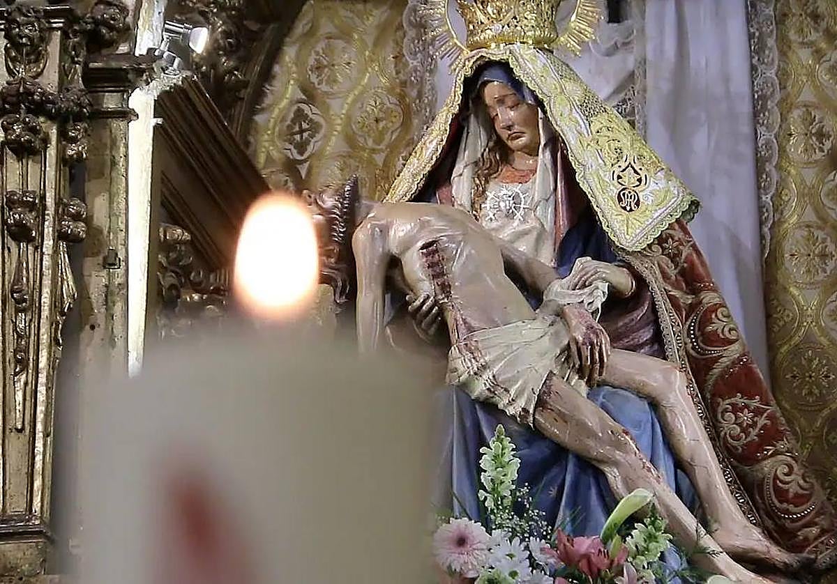 Imagen de la Virgen del Mercado, que este sábado será coronada.