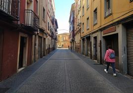 Calle Murias de Paredes, en León capital.