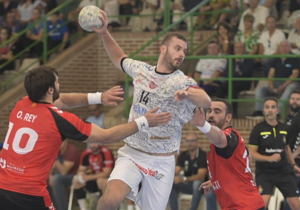 Milosavljevic, en el partido de este domingo ante Granollers.