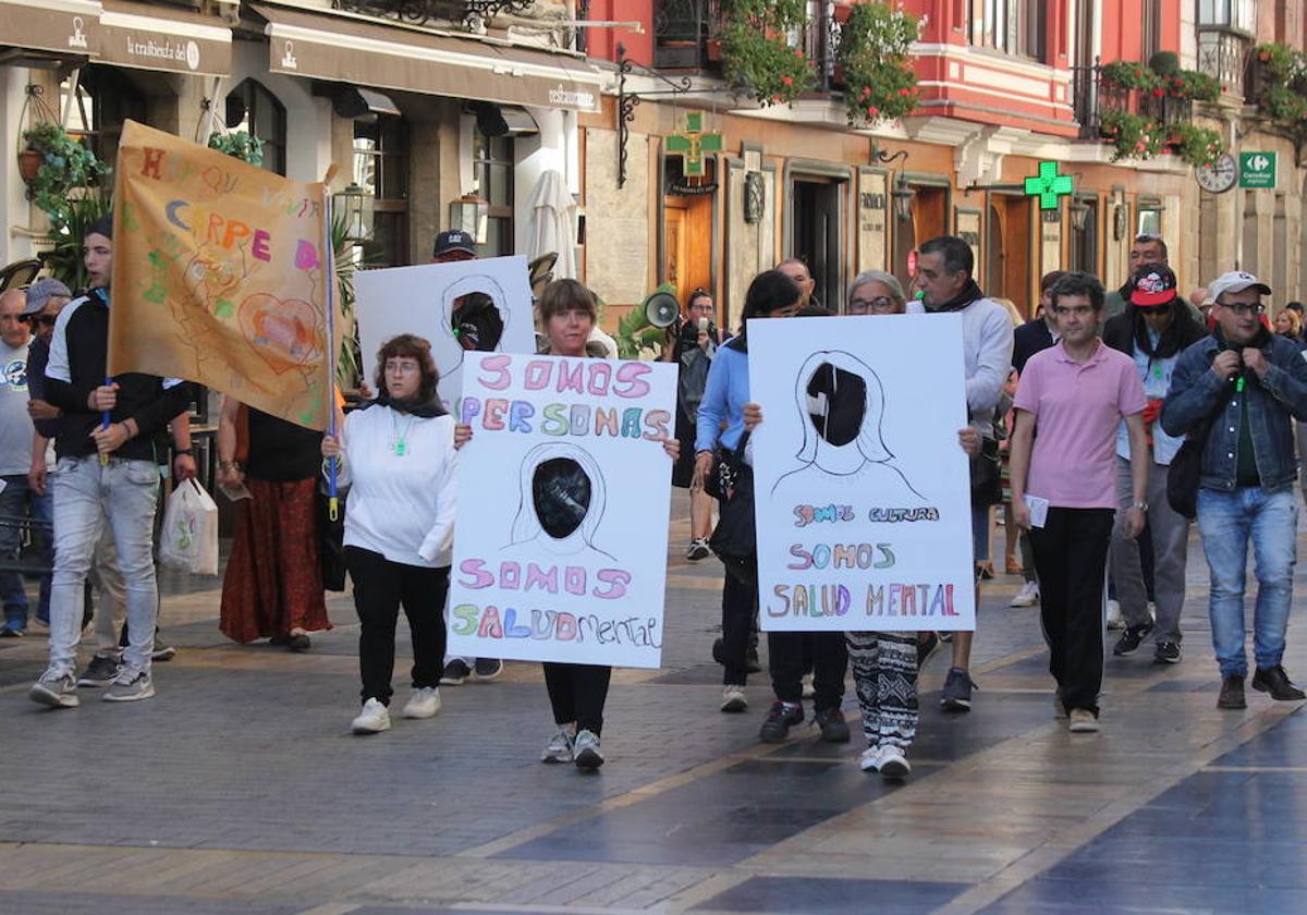 Marcha por la salud mental.
