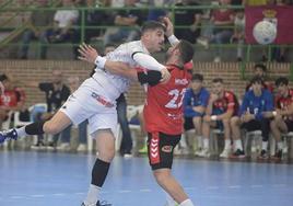 Juan Castro, en el partido ante Granollers de hace dos semanas.