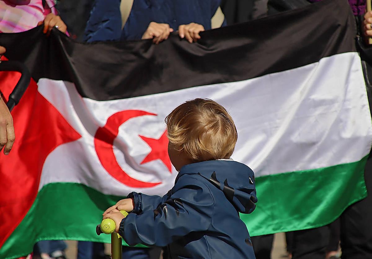 Concentración en León en favor de Palestina.