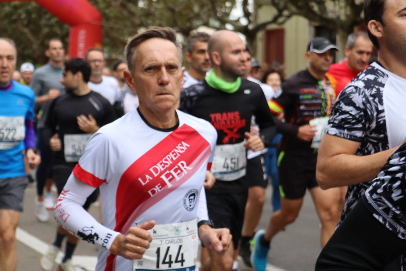 Salida y meta de los 10km de León