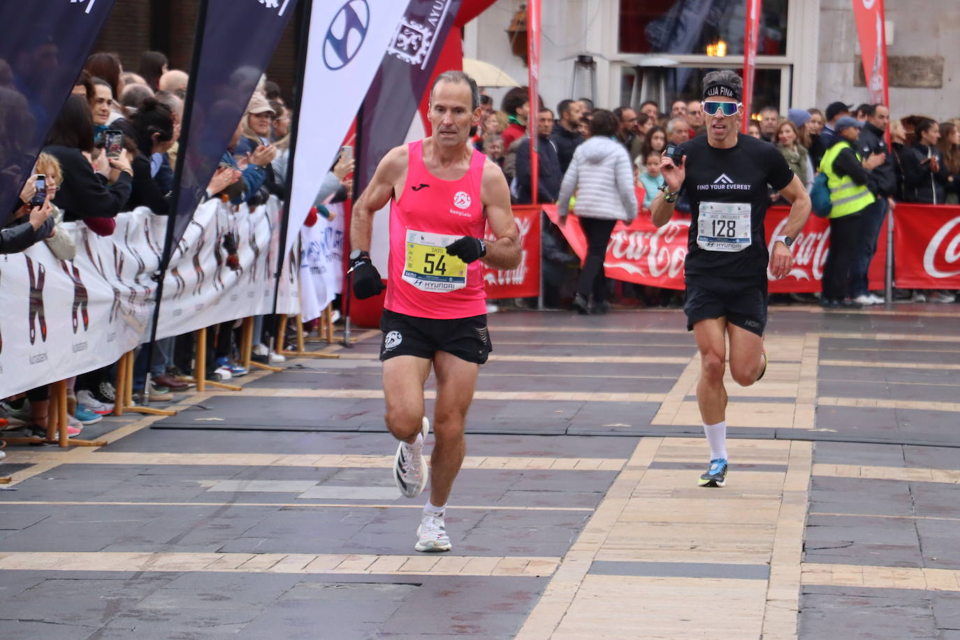 Salida y meta de los 10km de León