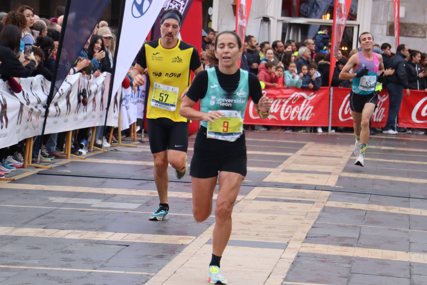 Salida y meta de los 10km de León
