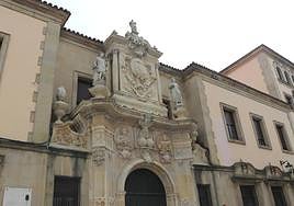 Fachada de la Audiencia Provincial de León.
