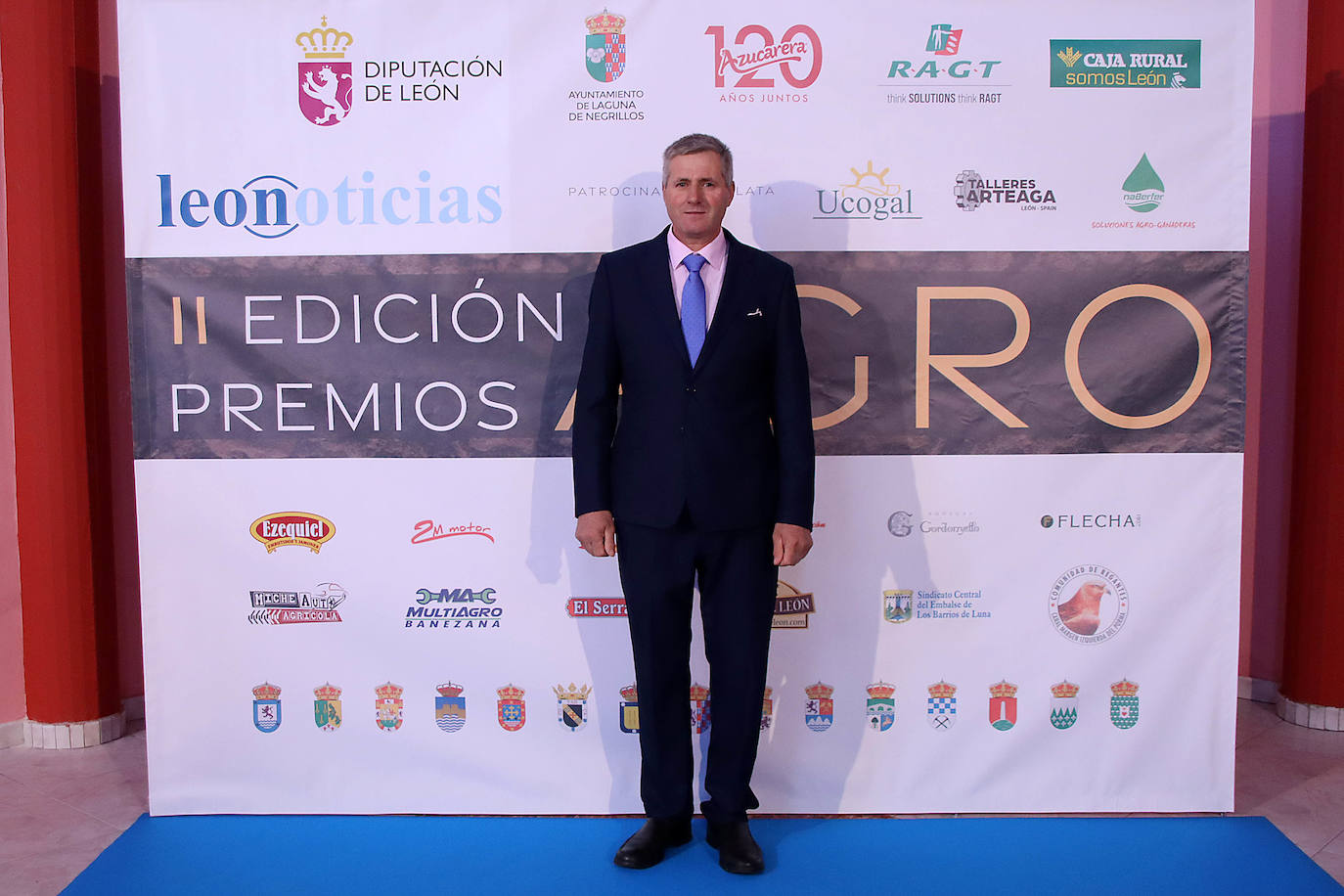 El premiado con el 'Premio Mejor Explotación Agrícola y Ganadera', Isidoro Alonso