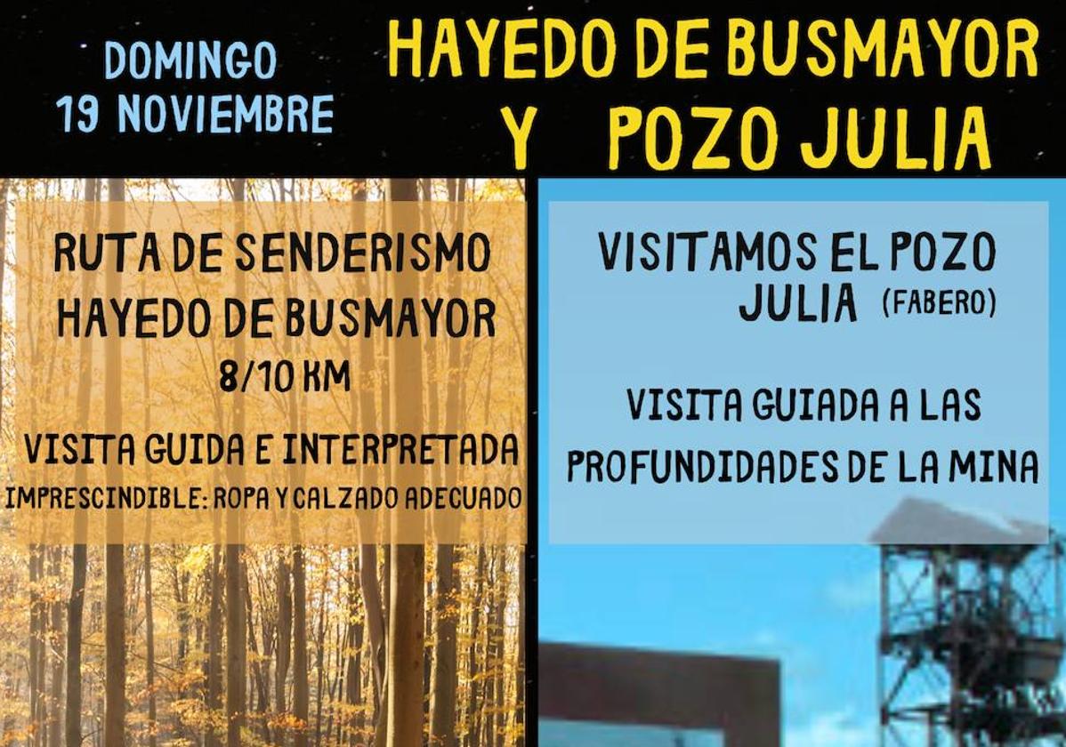 Viaje al Hayedo de Busmayor y al Pozo Julia con Las Tabas