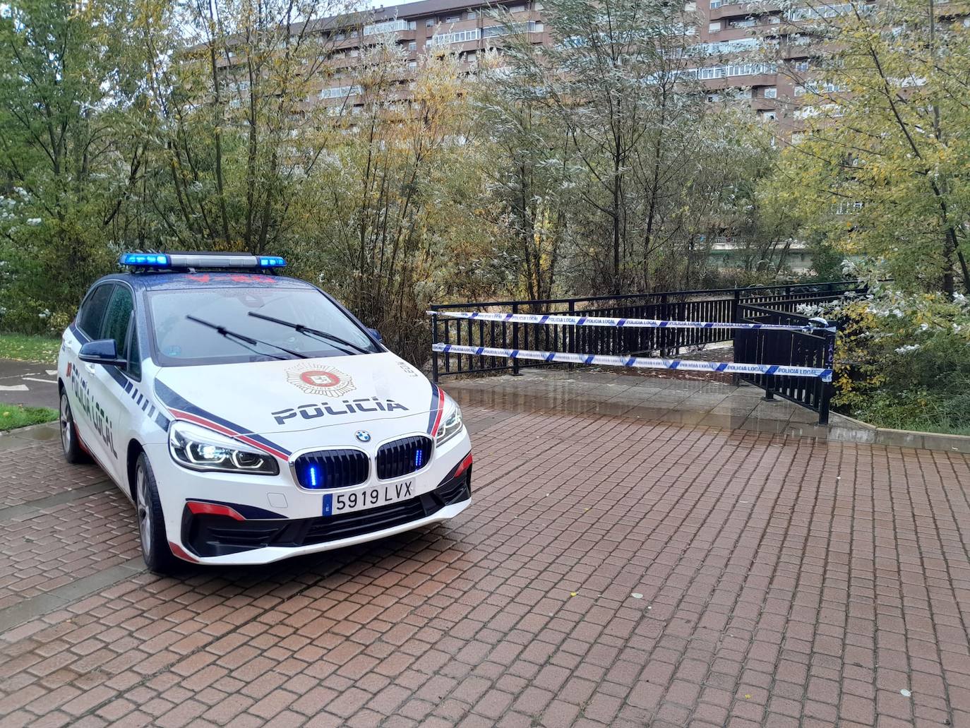 Temporal de viento y lluvia en León