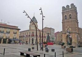 Plaza del ayuntamiento en La Bañeza